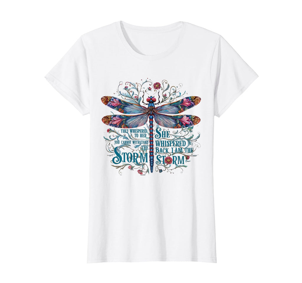 They Whispered Butterfly Dragonfly T-Shirt - Novelty Apparel for Adults - T-Shirt, Sweatshirt, Hoodie