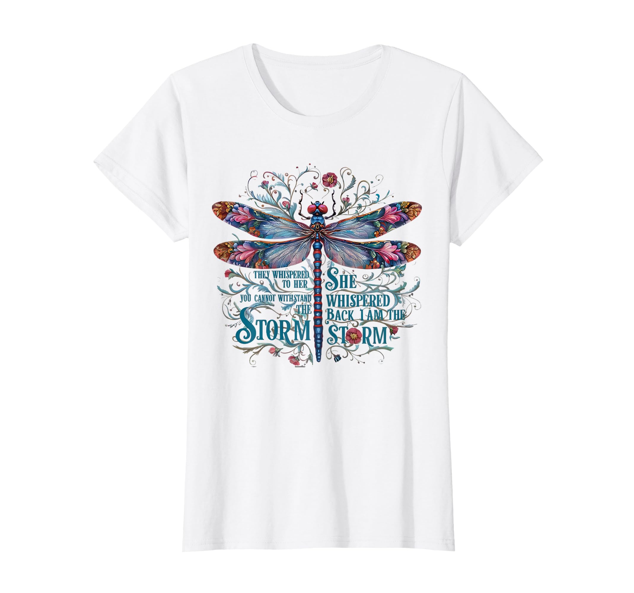 They Whispered Butterfly Dragonfly T-Shirt - Novelty Apparel for Adults - T-Shirt, Sweatshirt, Hoodie