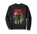 Astronaut Distressed 90S Space Sweatshirt - Custom Art Print for Adults - T-Shirt, Sweatshirt, Hoodie