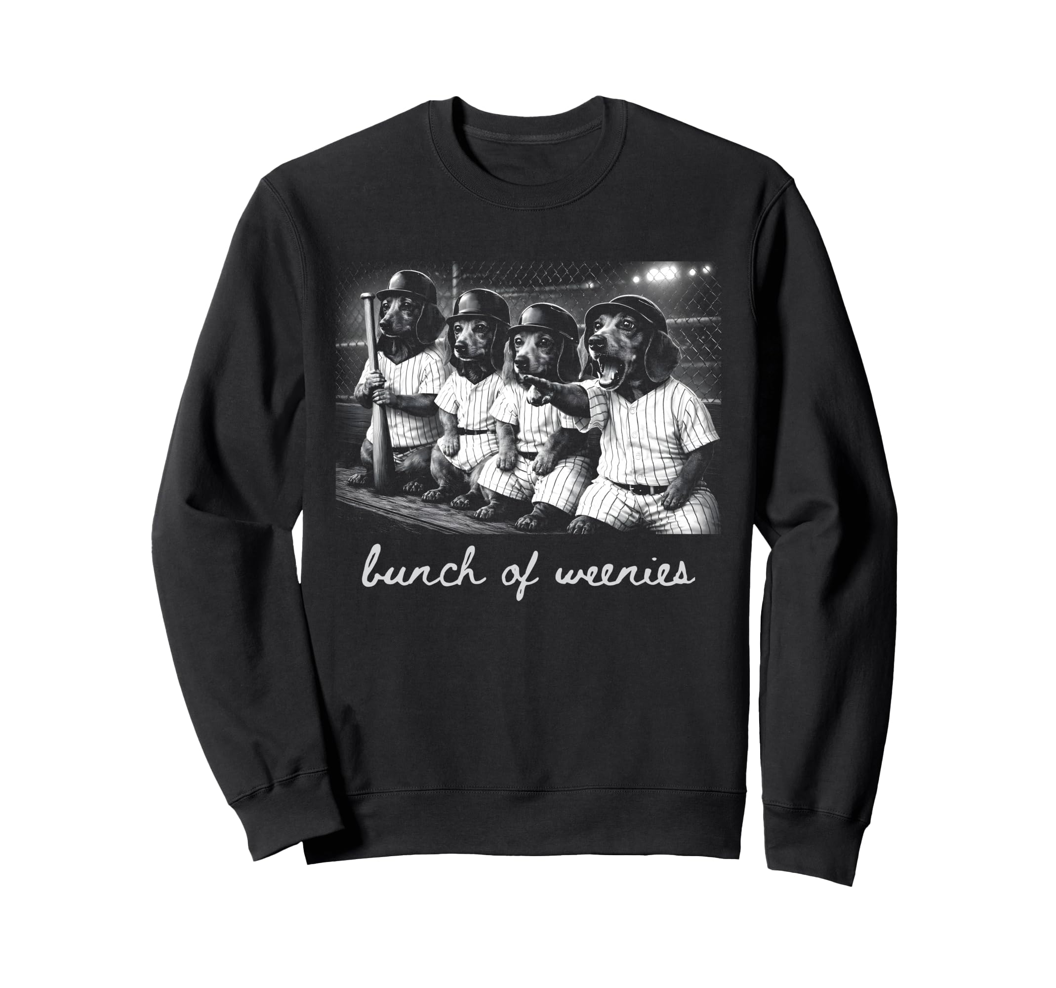 Funny Weenies Dachshunds Dog Mom Sweatshirt - Graphic Print Unisex - T-Shirt, Sweatshirt, Hoodie