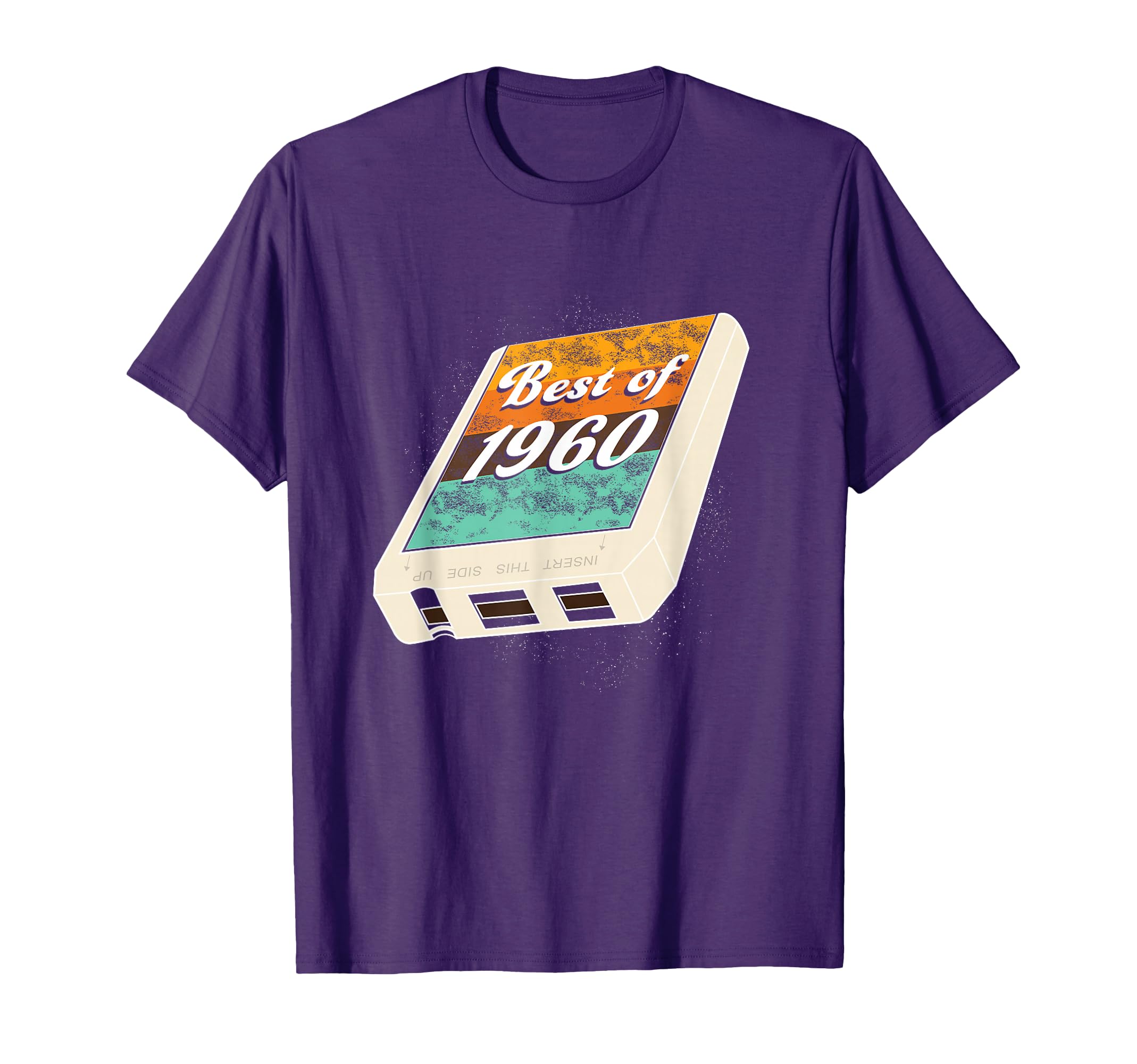 60Th Birthday 8 Track Cassette Tape T-Shirt - Casual Everyday Wear Unisex - T-Shirt, Sweatshirt, Hoodie