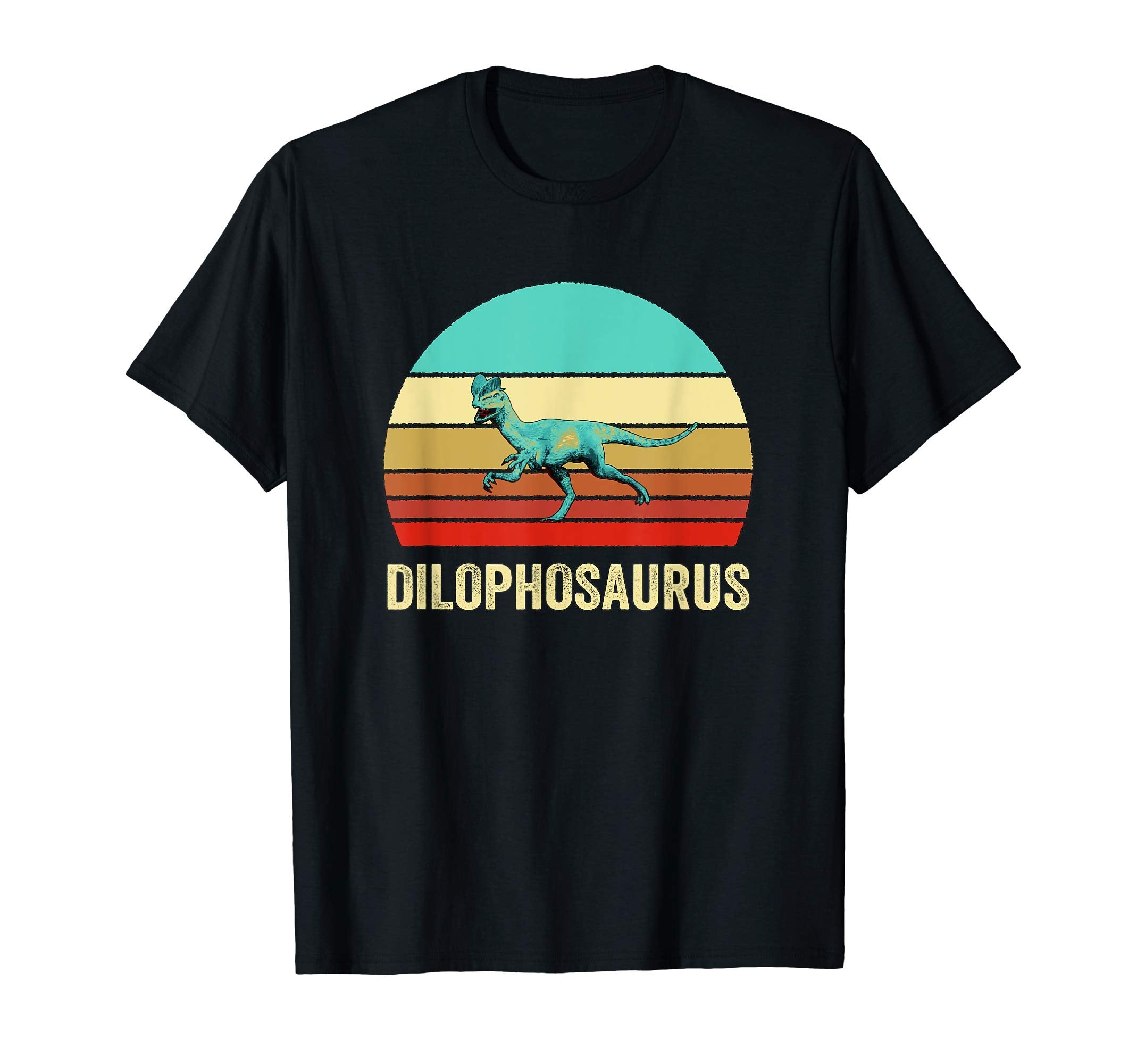 Sunset Dilophosaurus T-Shirt - Custom Art Print Unisex - T-Shirt, Sweatshirt, Hoodie
