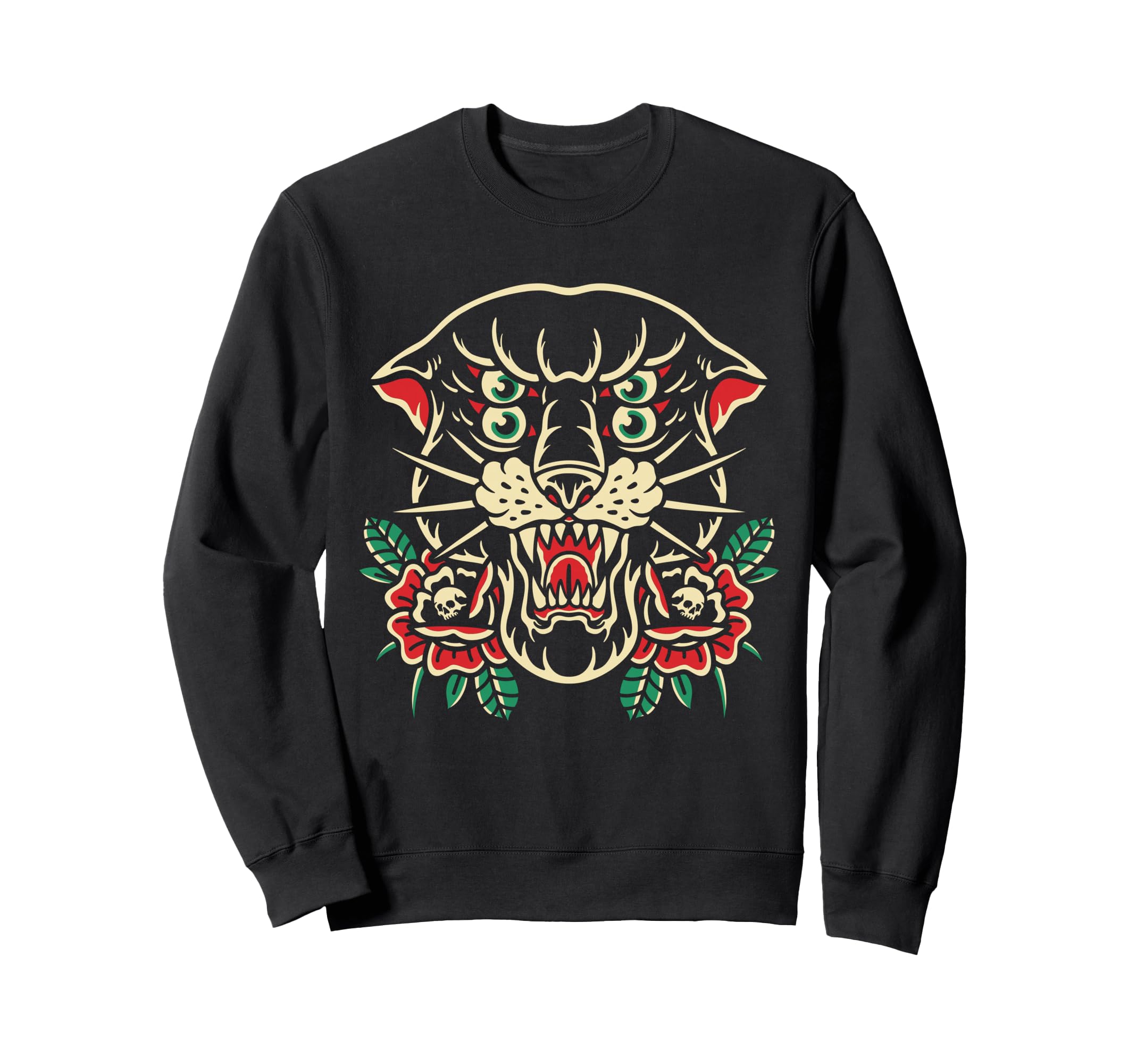 Traditional Tattoo Flash Tattoo Sweatshirt - Custom Art Print Men Women - T-Shirt, Sweatshirt, Hoodie