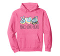 Tie Dye Roller Skating Teen Peace Love Skate Hoodie - Trendy Graphic Unisex - T-Shirt, Sweatshirt, Hoodie