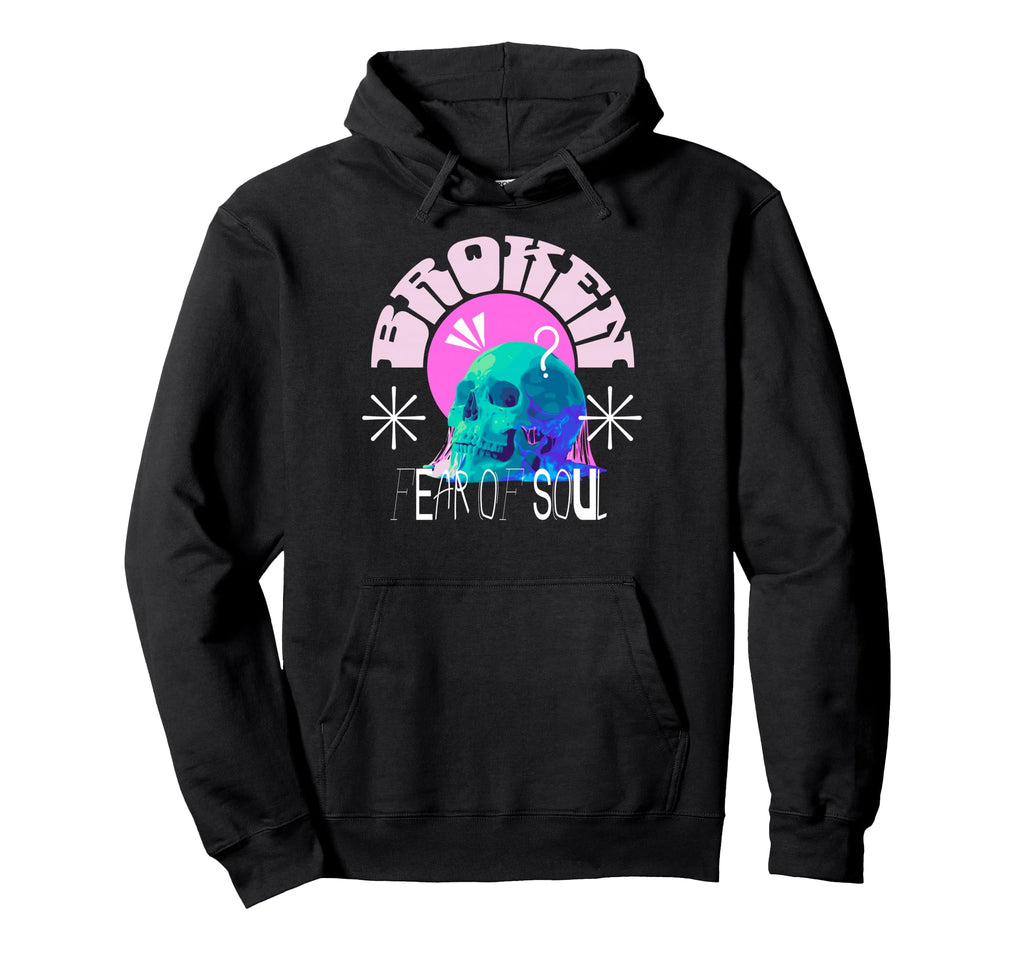 Y2K Broken Bold Urban Graffiti Hoodie - Novelty Apparel for Adults - T-Shirt, Sweatshirt, Hoodie