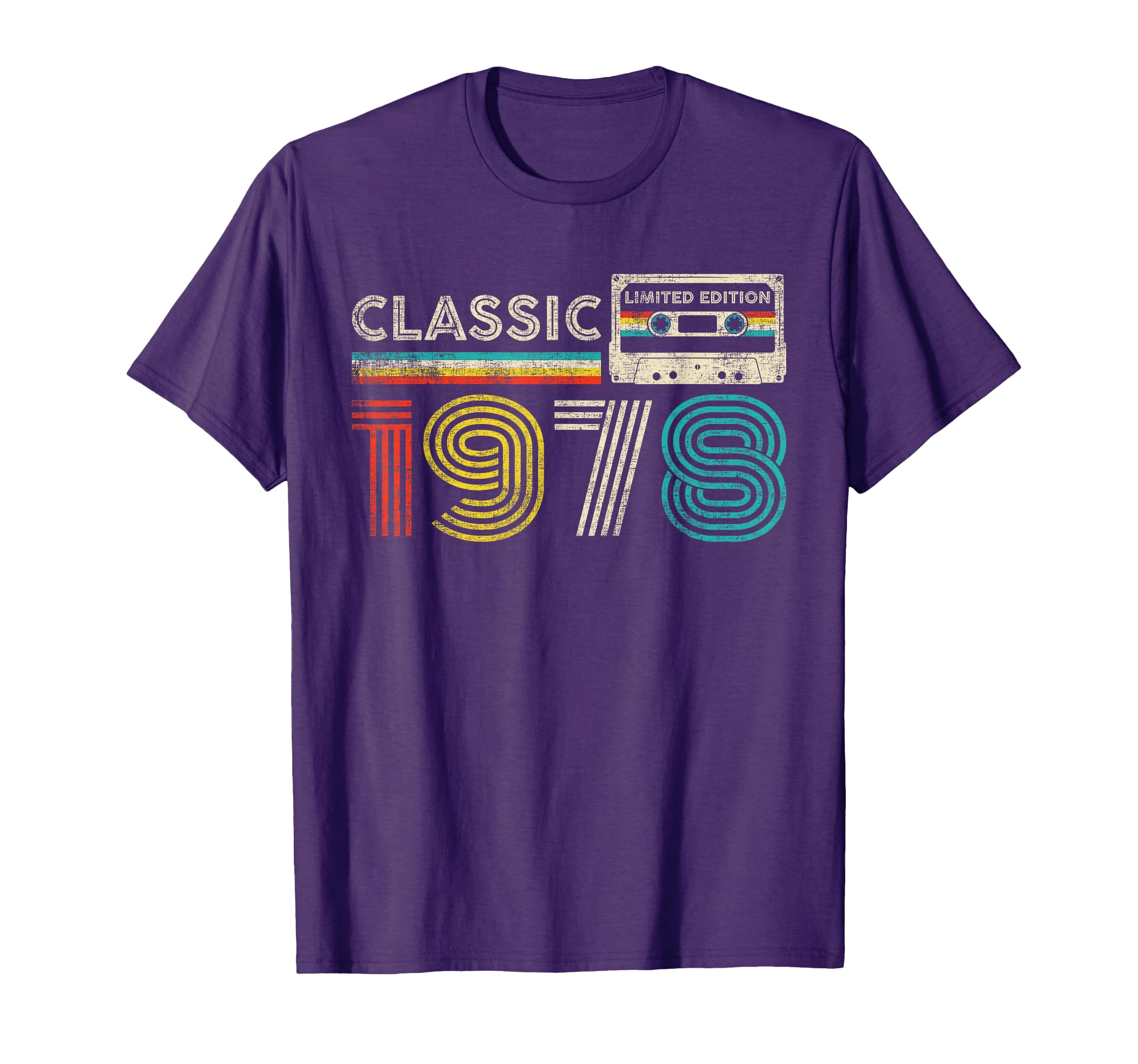 1978 Birthday 1978 Cassette Tape T-Shirt - Custom Art Print Men Women - T-Shirt, Sweatshirt, Hoodie
