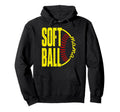 Softball Mama Mothers Day Softball Mom Hoodie - Fun Novelty Design Unisex - T-Shirt, Sweatshirt, Hoodie