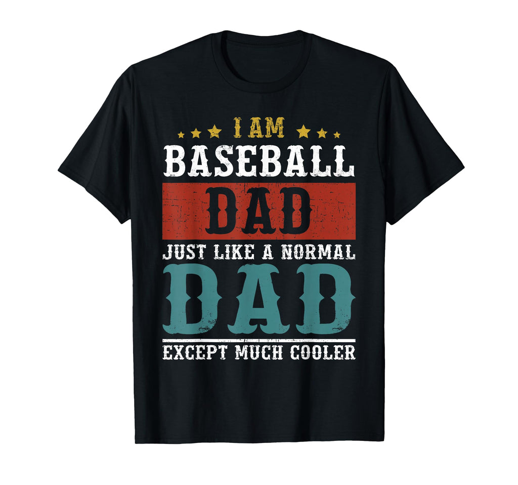 Baseball Dad Fathers Day Daddy T-Shirt - Minimalist Print Men Women - T-Shirt, Sweatshirt, Hoodie