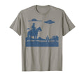 Western Cowboy Ufo T-Shirt - Fun Novelty Design Unisex - T-Shirt, Sweatshirt, Hoodie