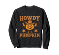 Howdy Pumpkin Autumn Western Sweatshirt - Custom Art Print Men Women - T-Shirt, Sweatshirt, Hoodie