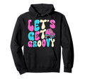 Roller Skating Skate 1970S Lets Get Groovy Hoodie - Custom Art Print Unisex - T-Shirt, Sweatshirt, Hoodie
