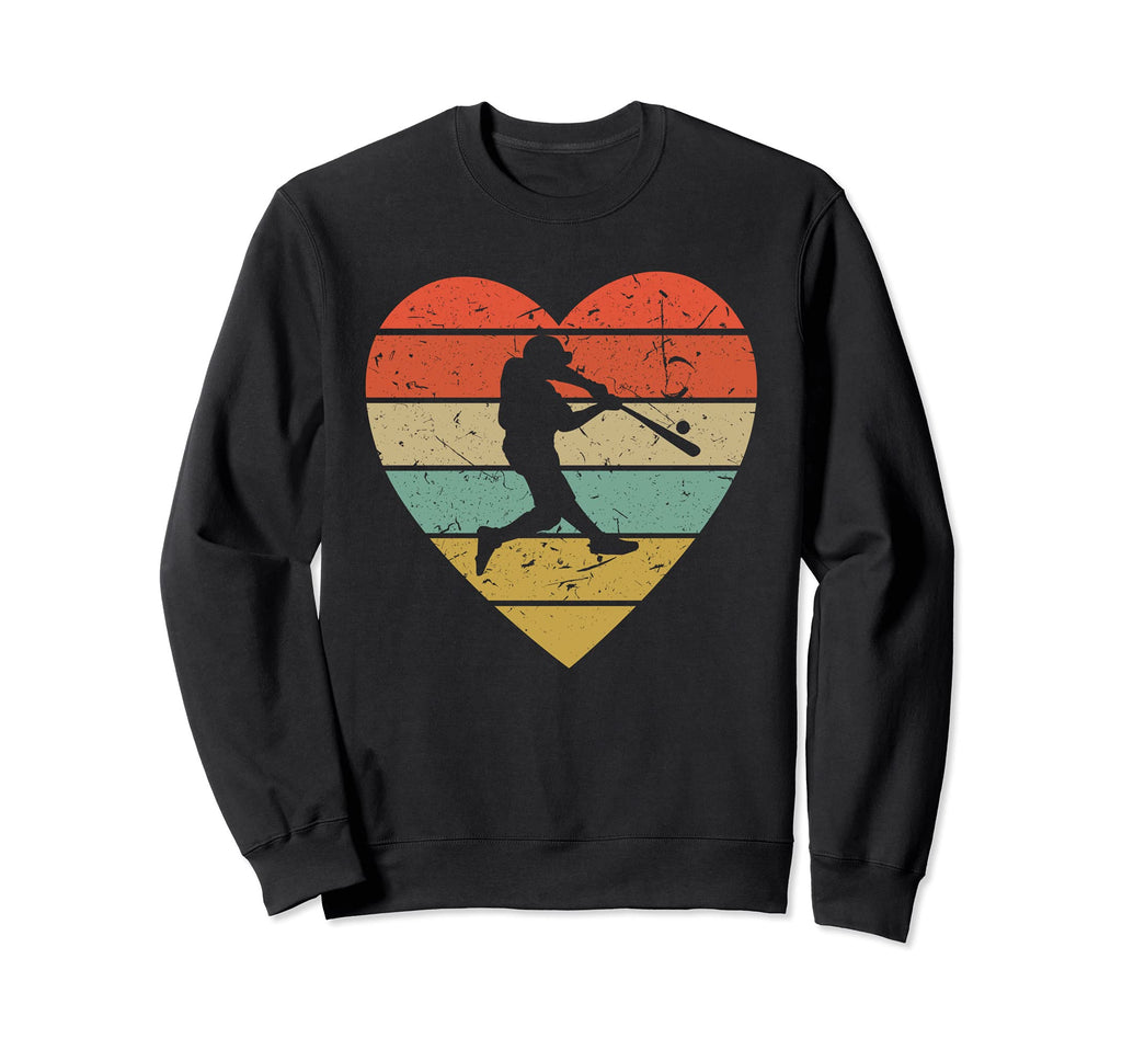 Baseball Batter Heart Sport Fan Gift Sweatshirt - Custom Art Print Unisex - T-Shirt, Sweatshirt, Hoodie