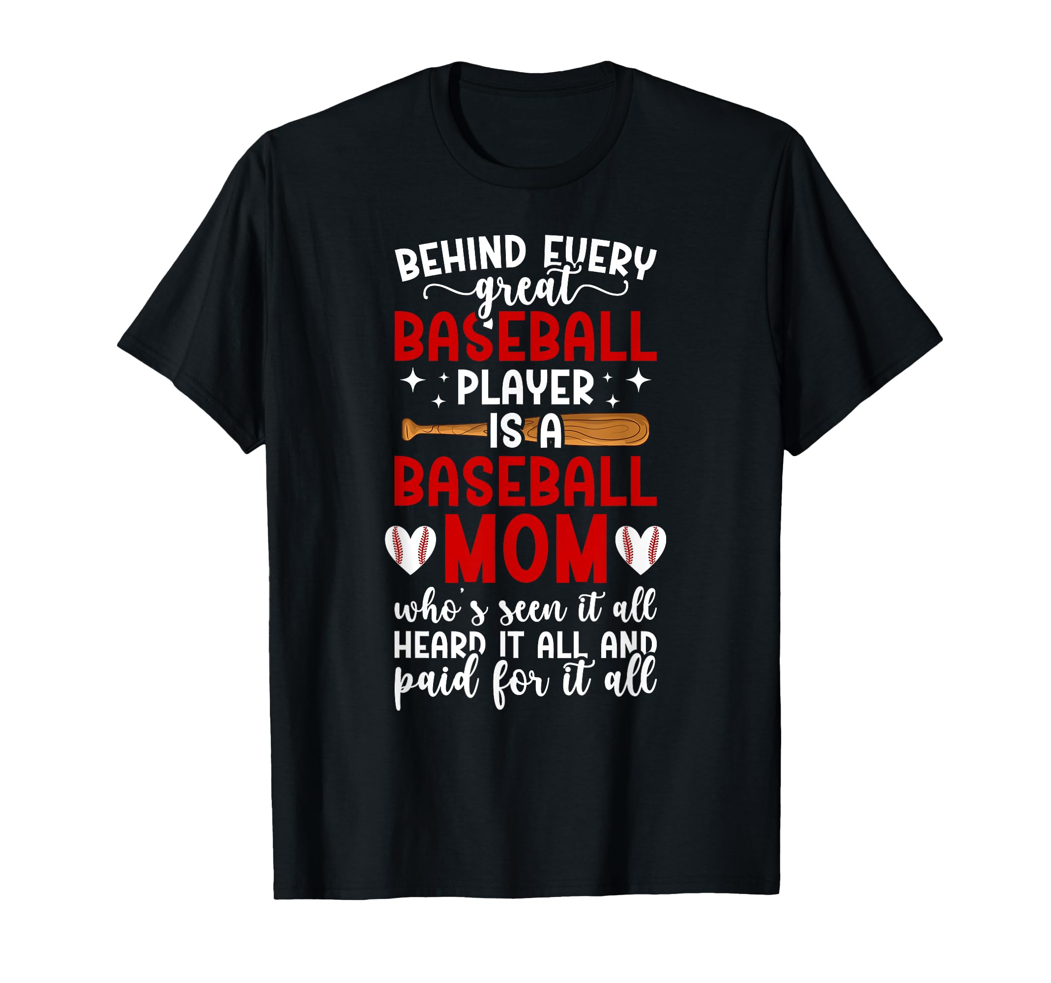 Proud Baseball Mom Baseball Player T-Shirt - Streetwear Style Men Women - T-Shirt, Sweatshirt, Hoodie