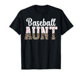 Baseball Aunt Leopard Aunt Baseball T-Shirt - Fun Novelty Design Men Women - T-Shirt, Sweatshirt, Hoodie