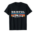 Bristol Tennessee 80S Stripes T-Shirt - Fun Novelty Design Men Women - T-Shirt, Sweatshirt, Hoodie