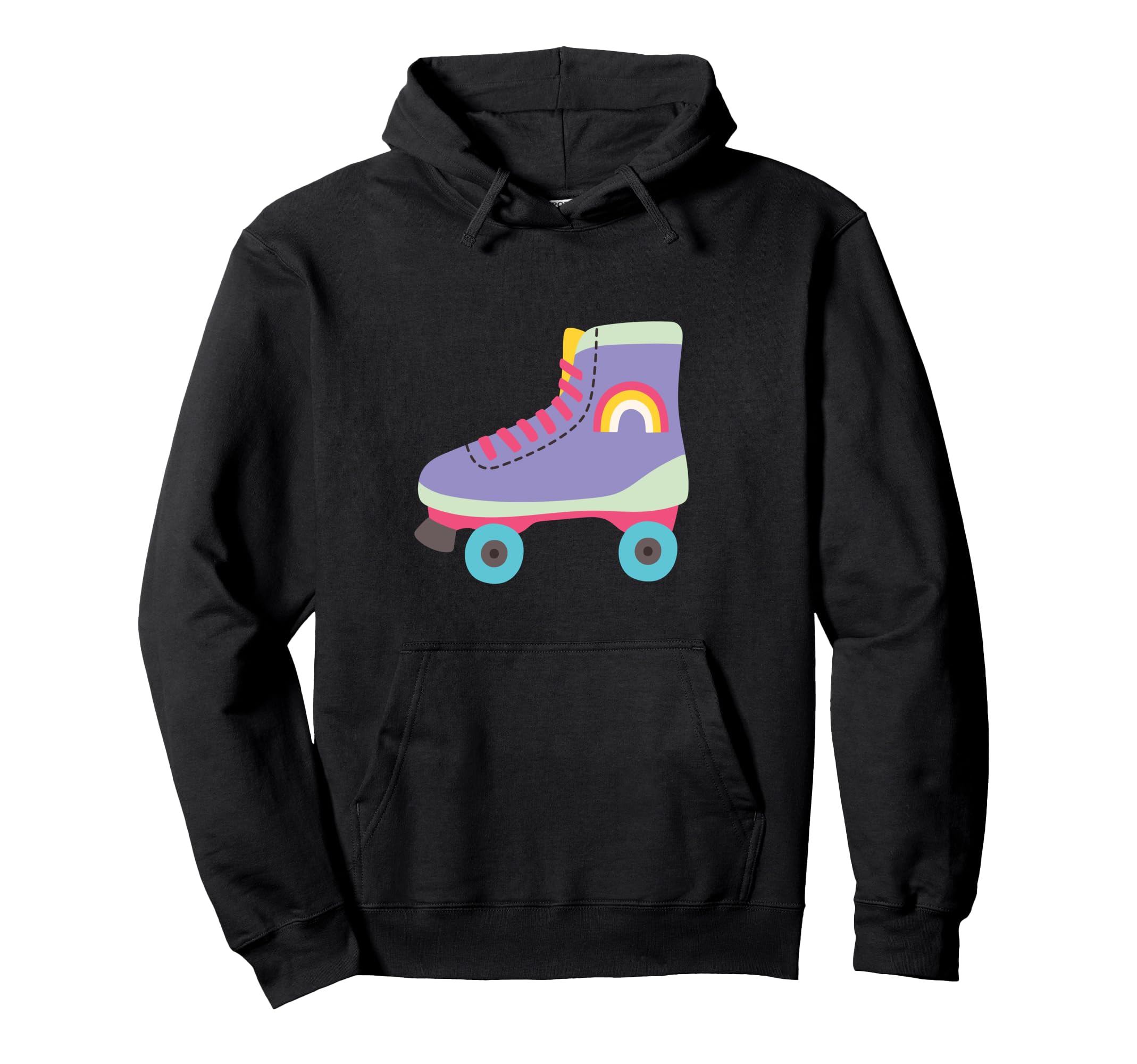 Colorful Roller Skate Art Hoodie - Novelty Apparel Men Women - T-Shirt, Sweatshirt, Hoodie