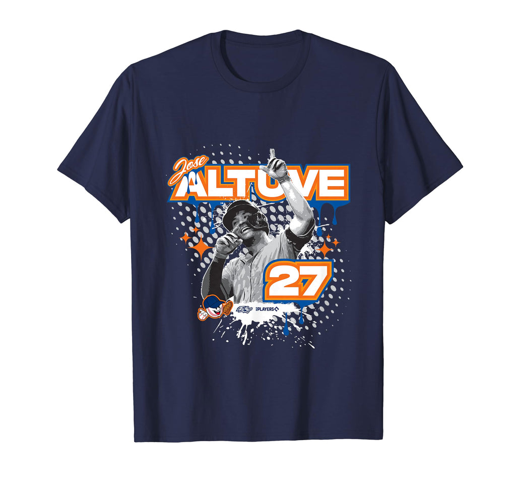 Jose Altuve Houston Baseball Sket T-Shirt - Fun Novelty Design Men Women - T-Shirt, Sweatshirt, Hoodie