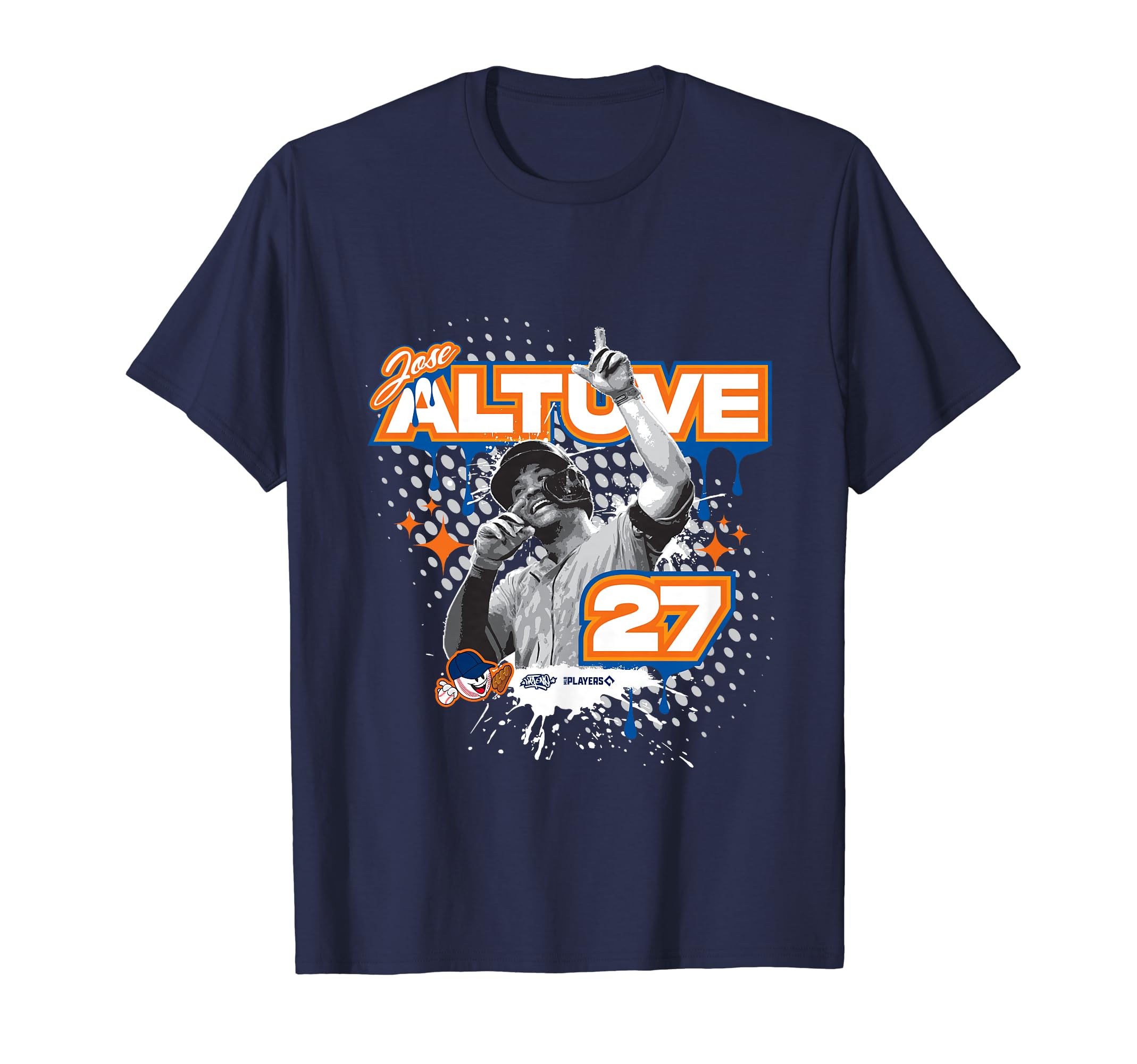 Jose Altuve Houston Baseball Sket T-Shirt - Fun Novelty Design Men Women - T-Shirt, Sweatshirt, Hoodie