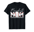 Checkered Baseball Mama Sports Mom T-Shirt - Fun Novelty Design Men Women - T-Shirt, Sweatshirt, Hoodie