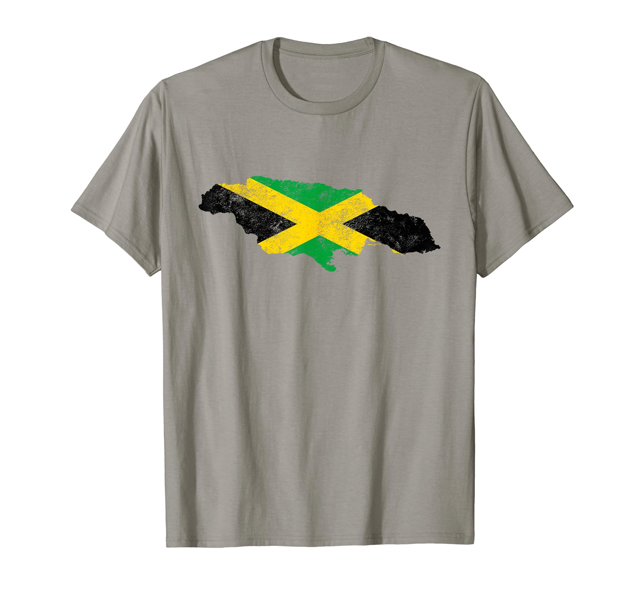 Jamaica Flag Distressed T-Shirt - Streetwear Style Men Women - T-Shirt, Sweatshirt, Hoodie
