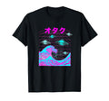 Japanese Wave Ufo Vaporwave Otaku T-Shirt - Fun Novelty Design for Adults - T-Shirt, Sweatshirt, Hoodie