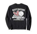 Raising Ballers Volleyball Mom Sweatshirt - Trendy Graphic for Adults - T-Shirt, Sweatshirt, Hoodie