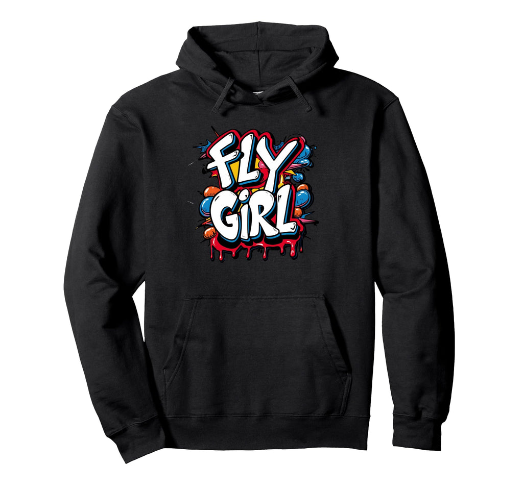 Fly 80S 90S Old School Hip Hop Graffiti Hoodie - Streetwear Style Men Women - T-Shirt, Sweatshirt, Hoodie
