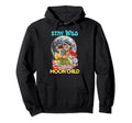Hippie Boho Mushroom Frog Stay Wild Hoodie - Custom Art Print for Adults - T-Shirt, Sweatshirt, Hoodie