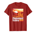 Monument Valley Sunset 80S Distressed T-Shirt - Custom Art Print Men Women - T-Shirt, Sweatshirt, Hoodie