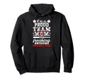 Im Proud Baseball Team Mom Baseball Team Hoodie - Graphic Print Unisex - T-Shirt, Sweatshirt, Hoodie