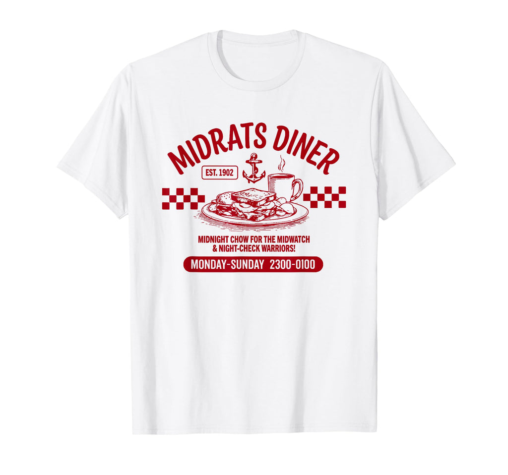 Midrats Diner Funny Sailor T-Shirt - Graphic Print Men Women - T-Shirt, Sweatshirt, Hoodie