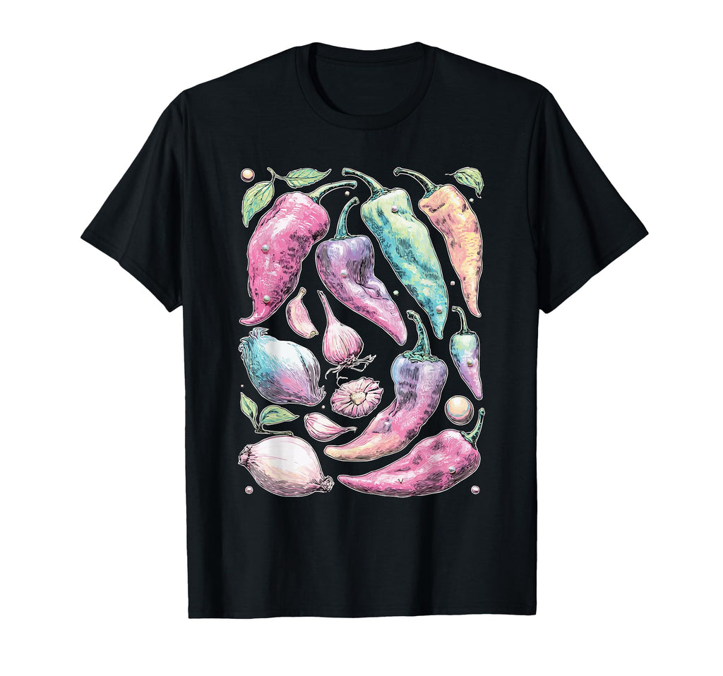 Spicy Peppers Summer Dreamy Art T-Shirt - Aesthetic Graphic Men Women - T-Shirt, Sweatshirt, Hoodie