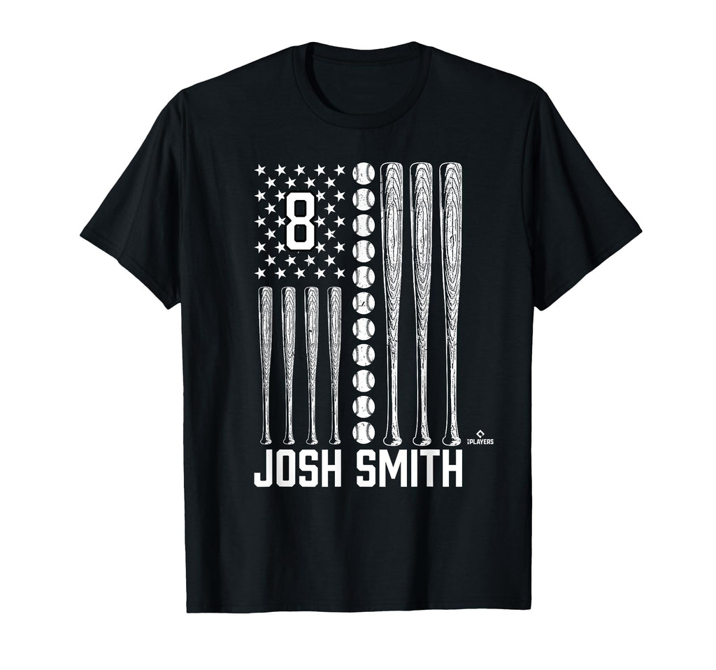 Baseball American Flag Josh Smith T-Shirt - Fun Novelty Design Unisex - T-Shirt, Sweatshirt, Hoodie