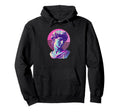 Aesthetic Statue Synthwave Vaporwave Hoodie - Graphic Print Men Women - T-Shirt, Sweatshirt, Hoodie