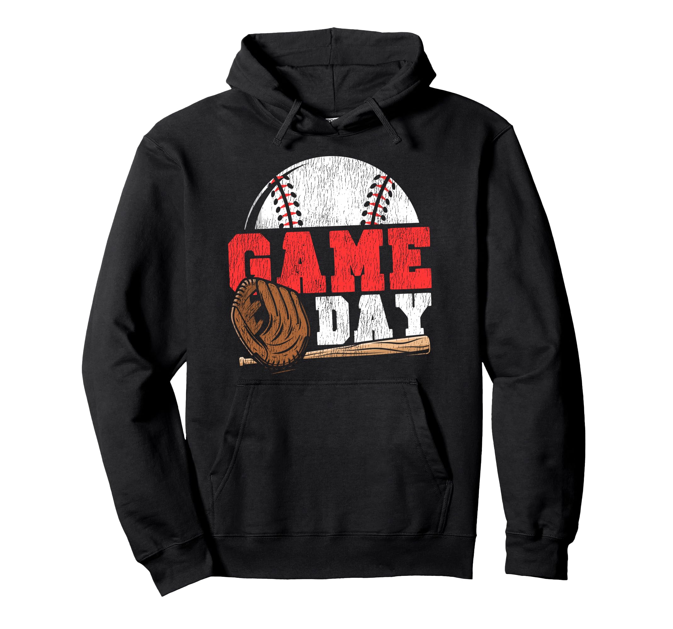 Baseball Fan Game Day Hoodie - Custom Art Print Unisex - T-Shirt, Sweatshirt, Hoodie