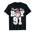 Thats My Baseball 91 Number Mom Dad T-Shirt - Aesthetic Graphic for Adults - T-Shirt, Sweatshirt, Hoodie