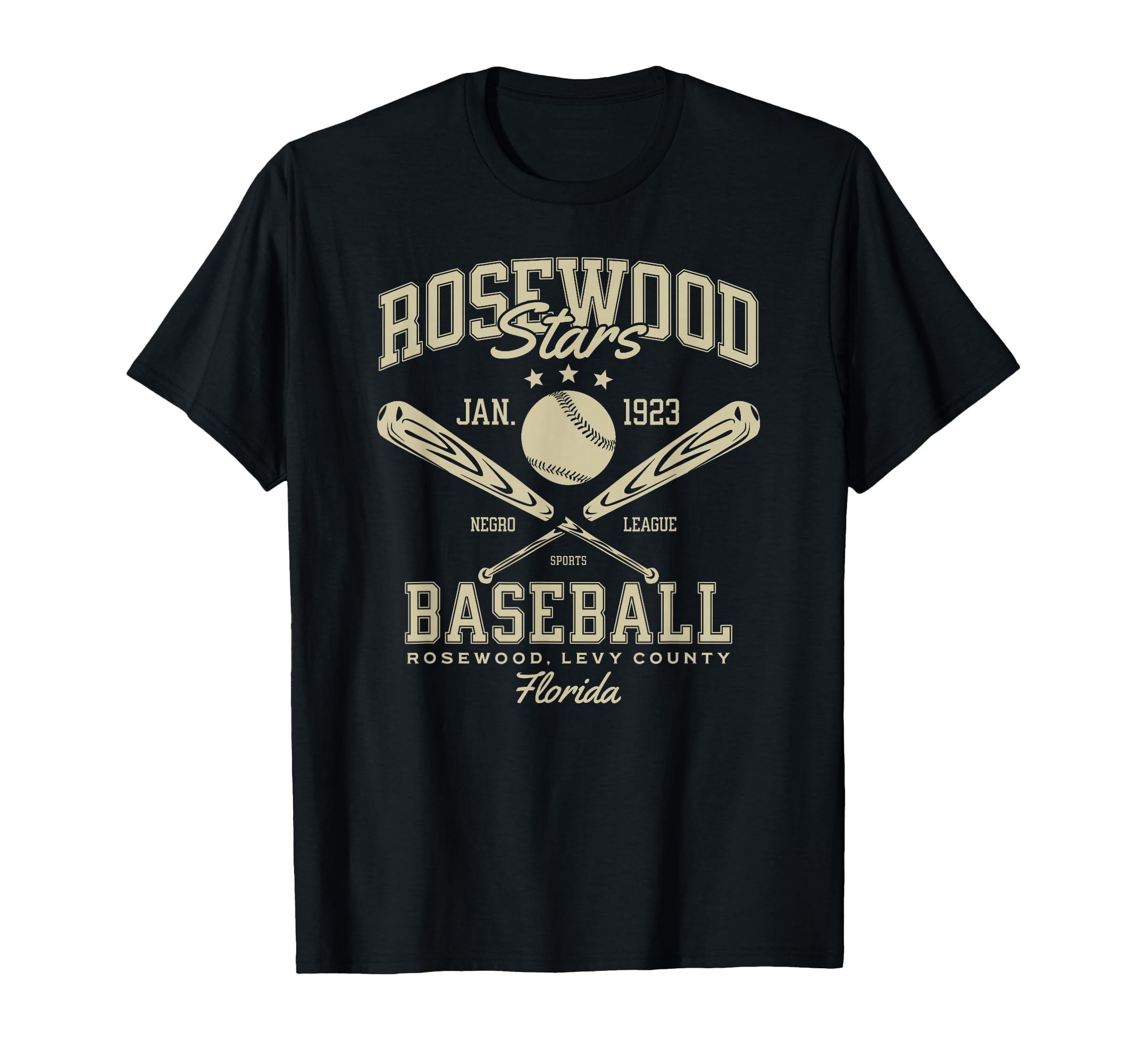 Rosewood Stars 1923 Negro League T-Shirt - Fun Novelty Design Men Women - T-Shirt, Sweatshirt, Hoodie
