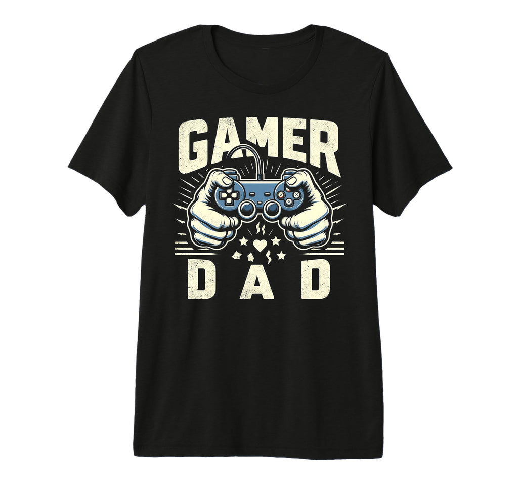 Gamer Dad Game Controller Gaming Video Game T-Shirt - Graphic Print Unisex - T-Shirt, Sweatshirt, Hoodie