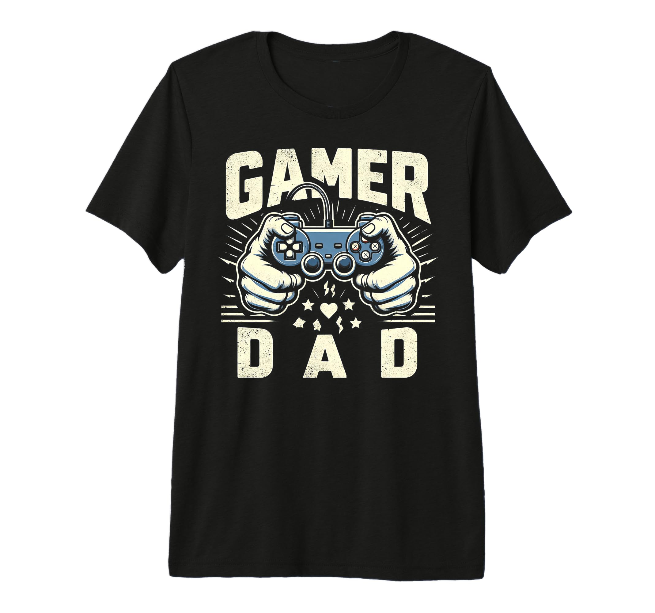 Gamer Dad Game Controller Gaming Video Game T-Shirt - Graphic Print Unisex - T-Shirt, Sweatshirt, Hoodie