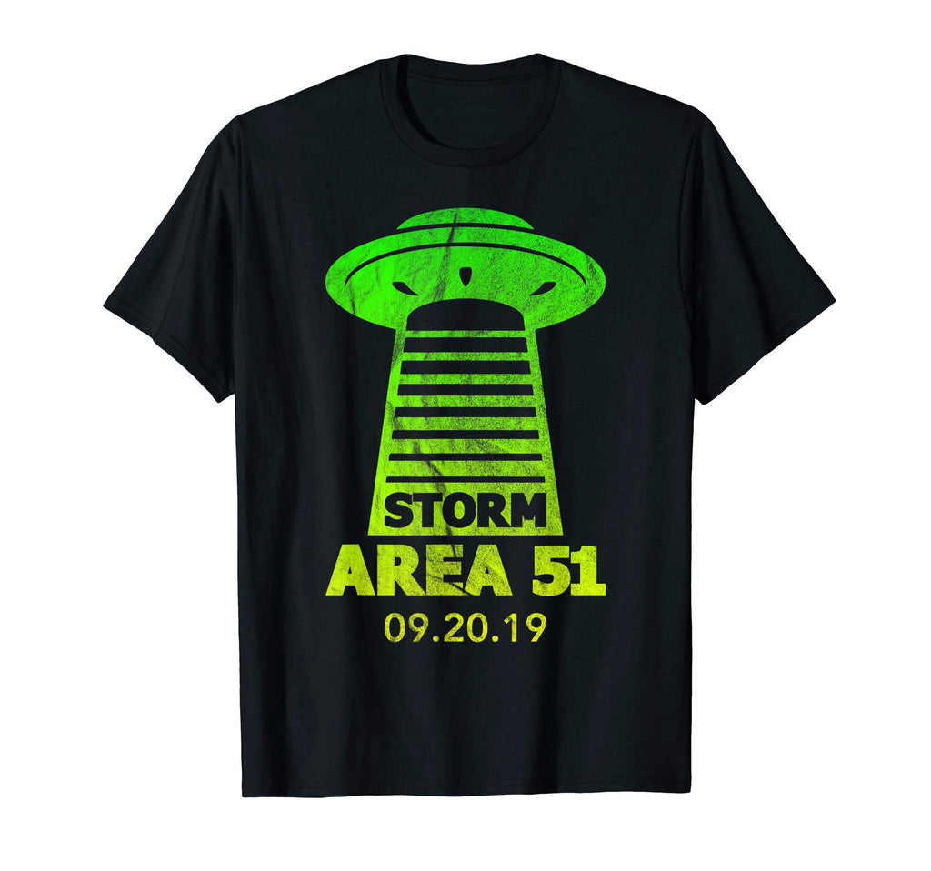 Funny Space Ship Storm Area 51 T-Shirt - Graphic Print for Adults - T-Shirt, Sweatshirt, Hoodie