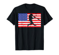 Distressed Baseball Player Usa T-Shirt - Novelty Apparel for Adults - T-Shirt, Sweatshirt, Hoodie