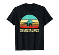 Sunset Stegosaurus T-Shirt - Custom Art Print Men Women - T-Shirt, Sweatshirt, Hoodie