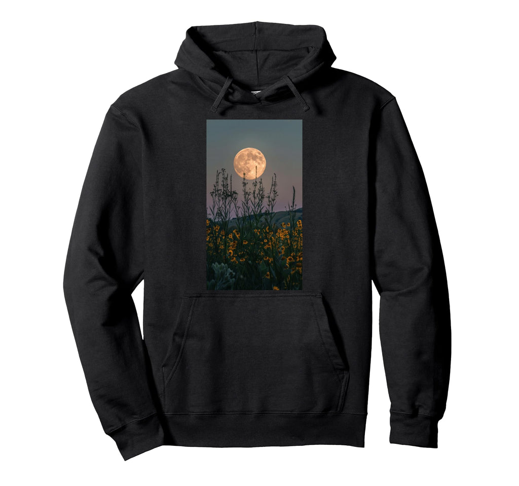 Romantic Boho Moon Moon Nature Night Hoodie - Unique Graphic Men Women - T-Shirt, Sweatshirt, Hoodie