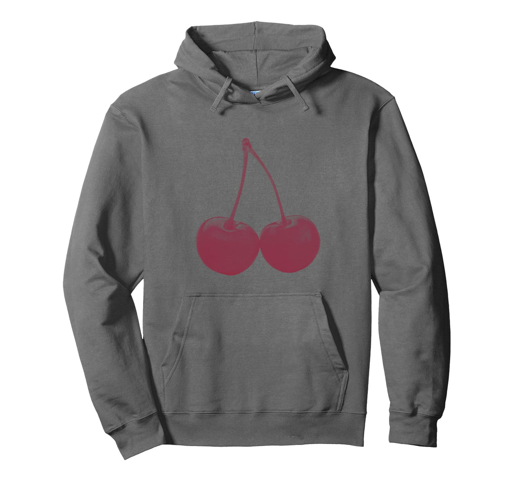 Stylish Cherries Red Y2K Aesthetic Hoodie - Casual Everyday Wear for Adults - T-Shirt, Sweatshirt, Hoodie