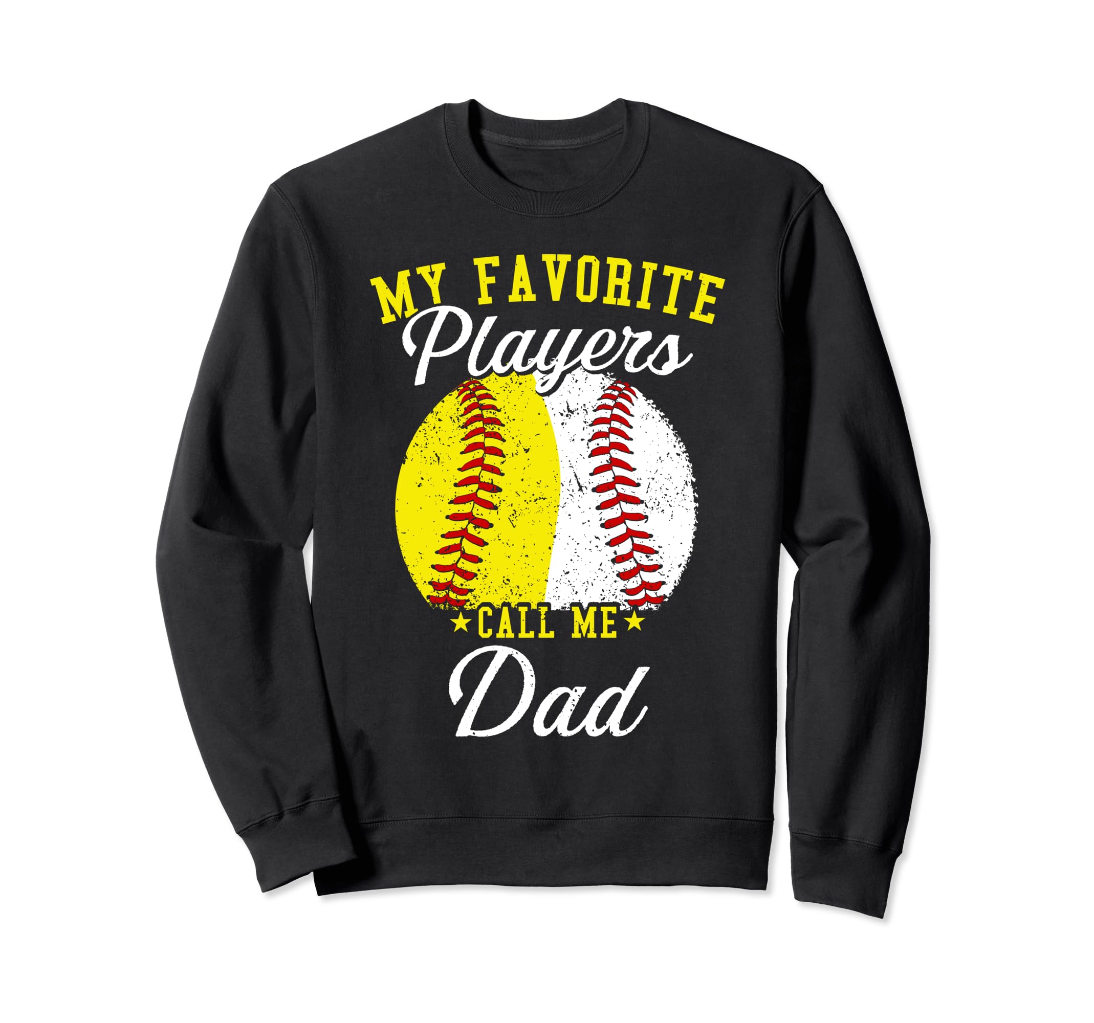 Funny My Favorite Baseball Softball Sweatshirt - Novelty Apparel Men Women - T-Shirt, Sweatshirt, Hoodie