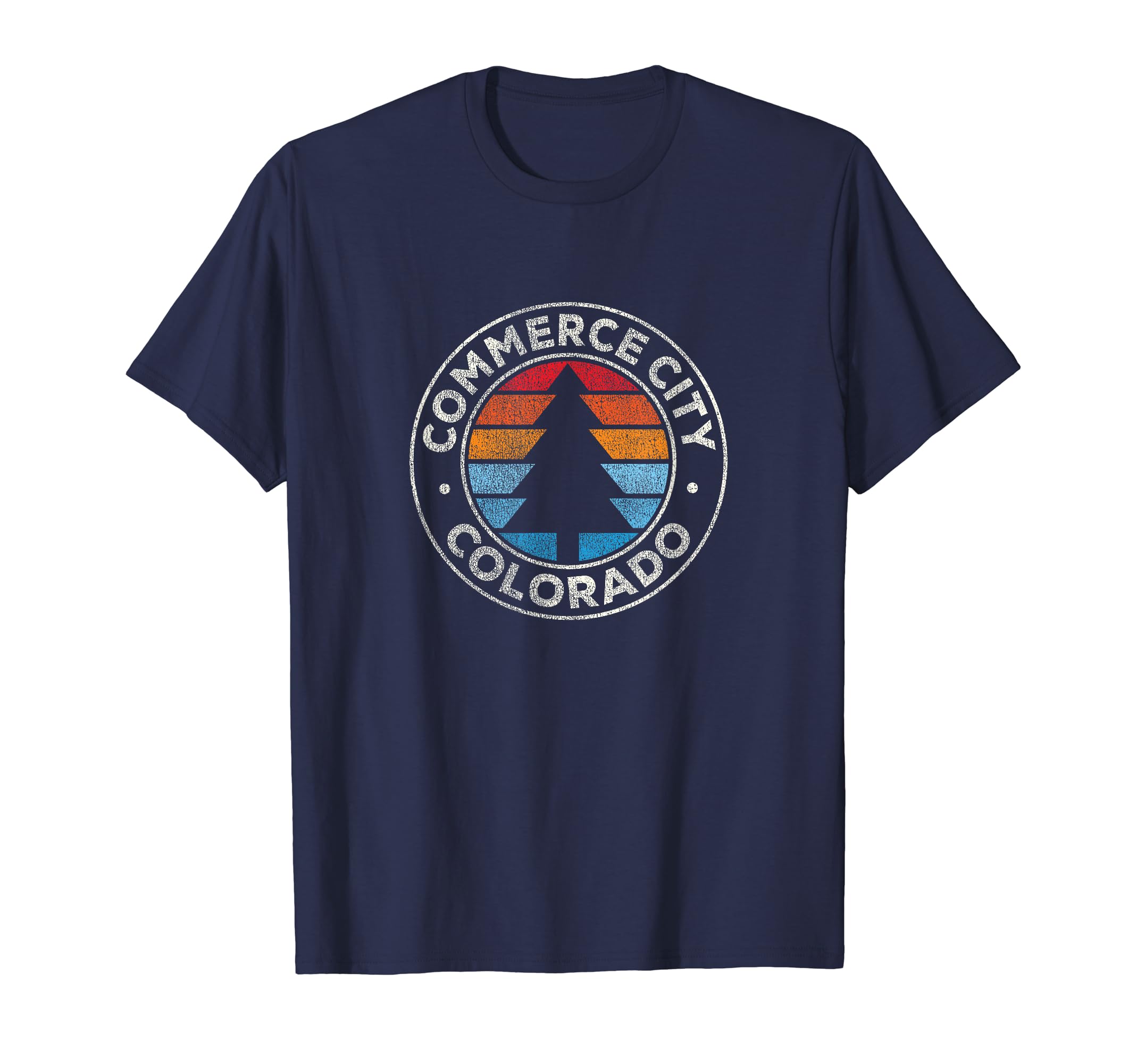 Commerce City Colorado Co 70S T-Shirt - Graphic Print Men Women - T-Shirt, Sweatshirt, Hoodie