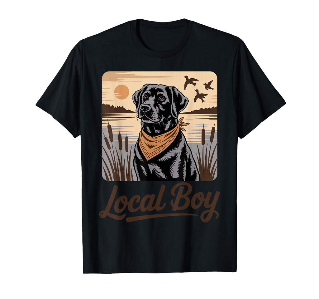 Local Black Labrador Sunset Southern T-Shirt - Aesthetic Graphic Men Women - T-Shirt, Sweatshirt, Hoodie