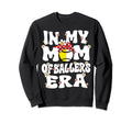 My Mom Ballers Era Groovy Baseball Sweatshirt - Minimalist Print Unisex - T-Shirt, Sweatshirt, Hoodie