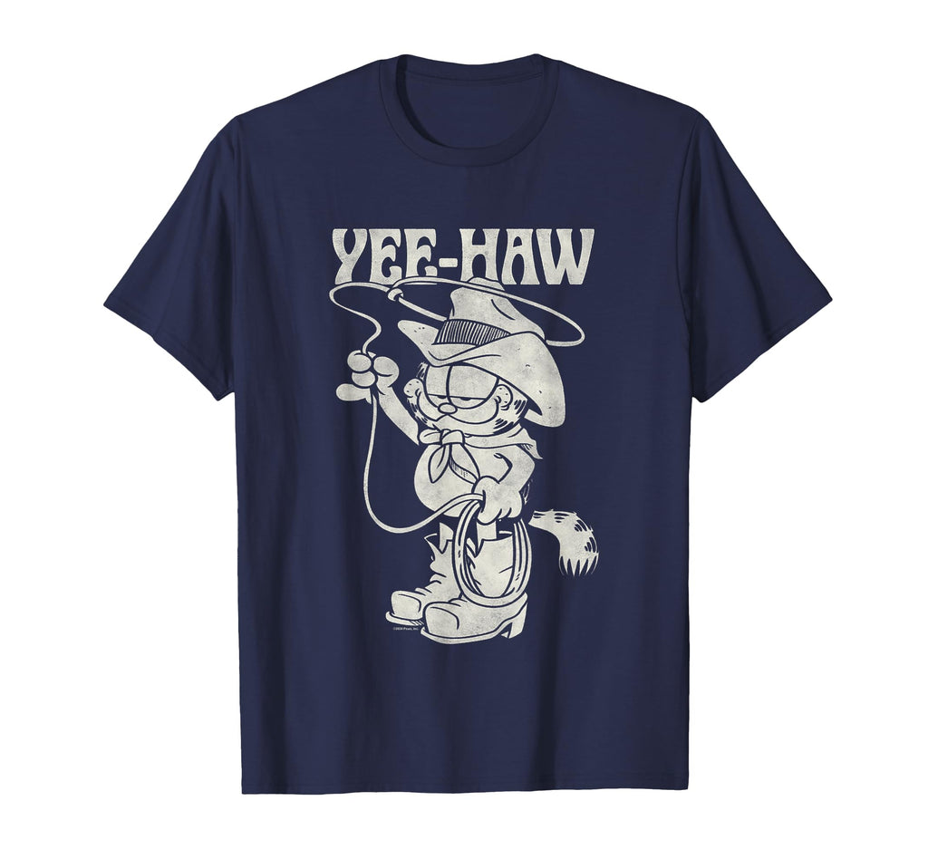 Garfield Cowboy Yee Haw Big Chest T-Shirt - Unique Graphic Men Women - T-Shirt, Sweatshirt, Hoodie