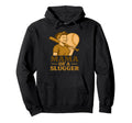 Mama Slugger Baseball Mom Hoodie - Casual Everyday Wear Men Women - T-Shirt, Sweatshirt, Hoodie